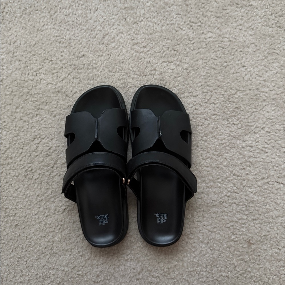 Wild Fable Black Slide Sandals